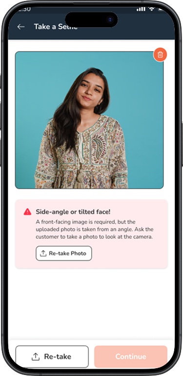 Option 2: Real-time Photo Quality Feedback