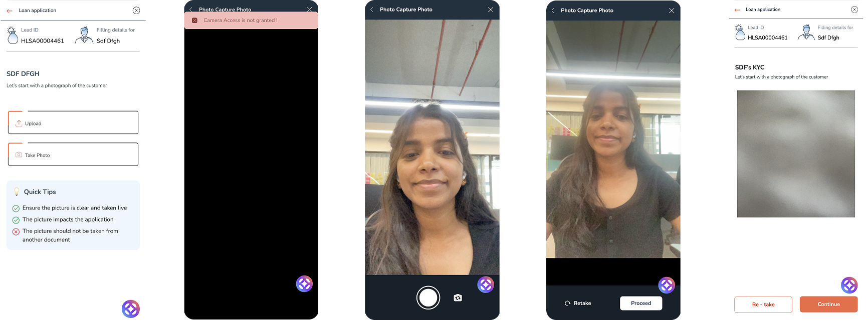 Current Add Photo/Selfie feature